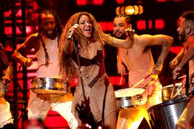 Shakira performs onstage during the 2023 MTV Video Music Awards at Prudential Center on September 12, 2023 in Newark, New Jersey. 