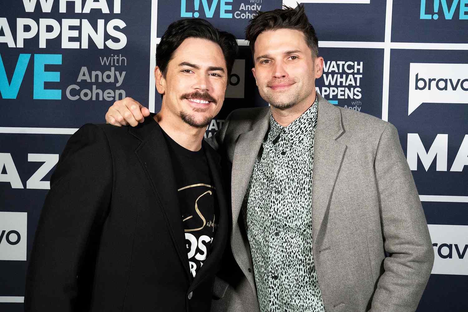 WATCH WHAT HAPPENS LIVE WITH ANDY COHEN -- Episode 19010 -- Pictured: (l-r) Tom Sandoval, Tom Schwartz
