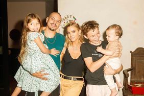Ashlee Simpson Ross family photo at bday party