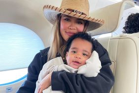 Khloe Kardashian Cuddles Son Tatum in Sweet Snap Taken on Private Jet