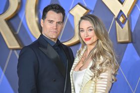 Henry Cavill and Natalie Viscuso attend the World Premiere of "Argylle" at the Odeon Luxe Leicester Square on January 24, 2024 in London, England.