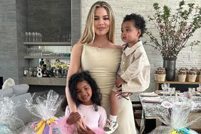 Khloe Kardashian Enjoys Her Easter with Kids