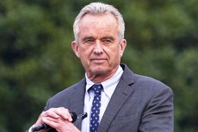 Robert Kennedy jr, third son of Bob Kennedy during his speech at the 'No Green Pass' demonstration at Arco Della Pace on November 13, 2021 in Milan, Italy.