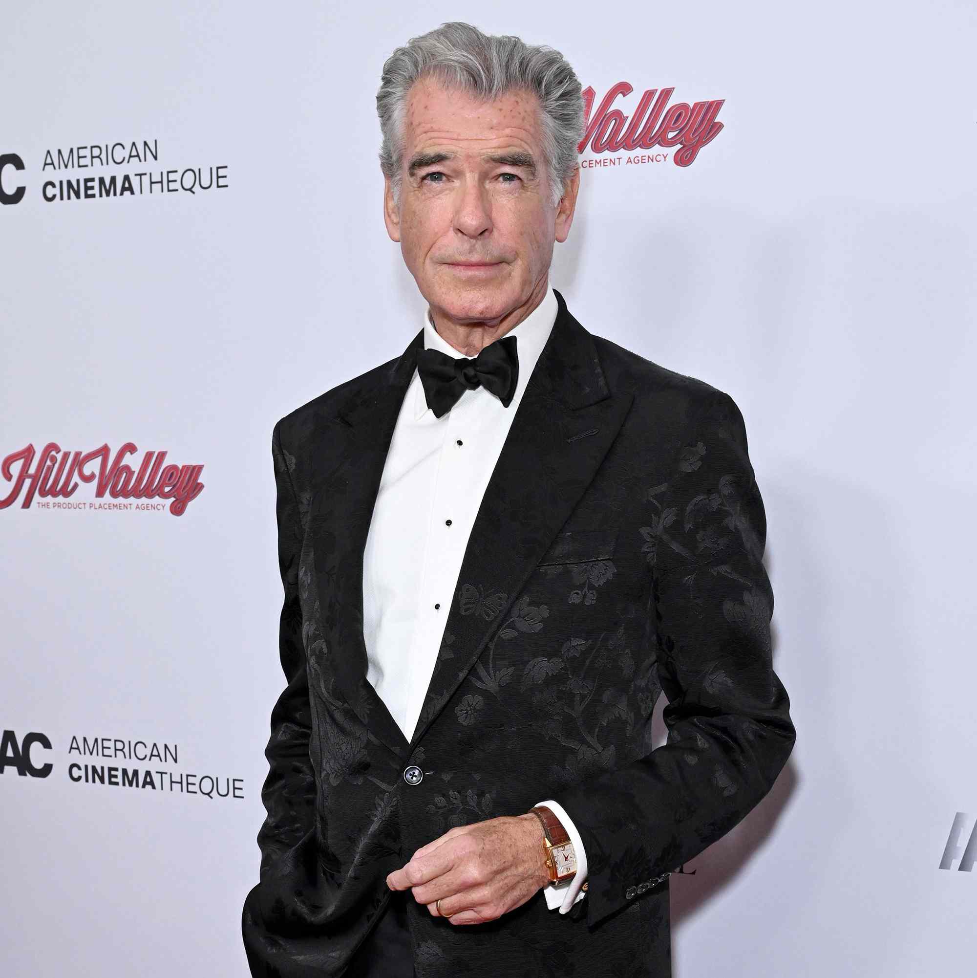 Pierce Brosnan attends the 37th Annual American Cinematheque Awards Honoring Helen Mirren, Kevin Goetz And Screen Engine at The Beverly Hilton