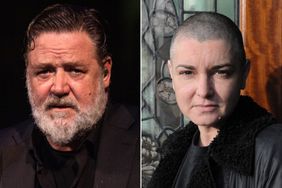 Russell Crowe performs in Teatro Politeama during Magna Grecia Film Festival ; Sinead O'Connor posed at her home in County Wicklow