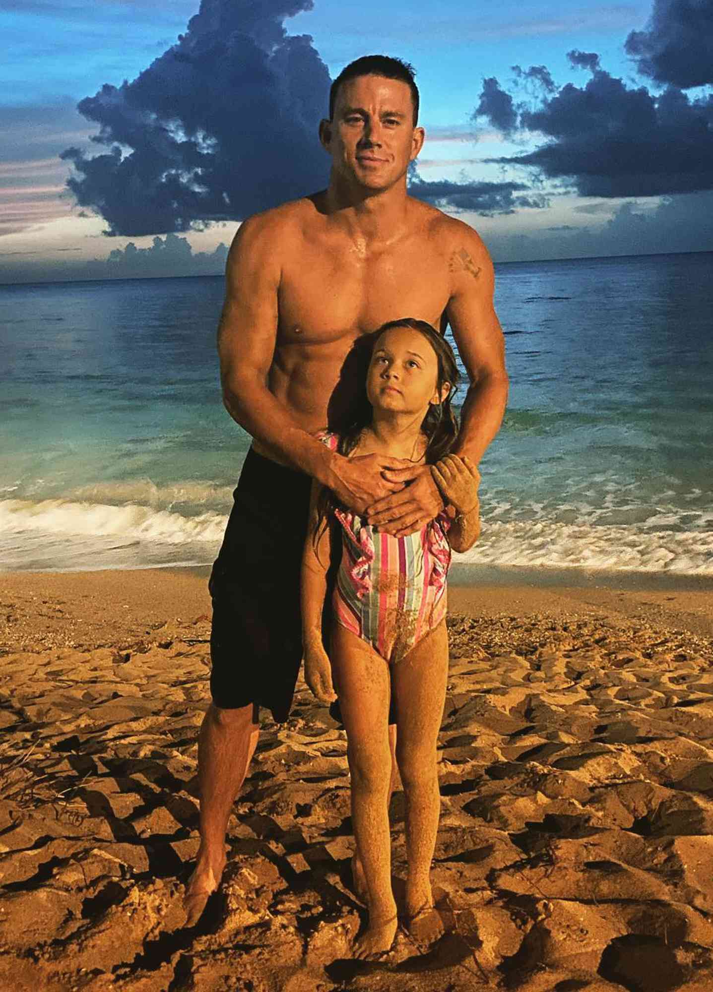 Channing and Everly Tatum