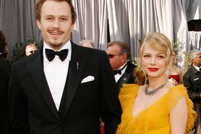 Heath Ledger, nominee Best Actor in a Leading Role for "Brokeback Mountain" and Michelle Williams, nominee Best Actress in a Supporting Role for "Brokeback Mountain" during the The 78th Annual Academy Awards