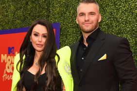 Jenni "JWOWW" Farley and Zack Clayton attend the 2021 MTV Movie & TV Awards: UNSCRIPTED in Los Angeles, California