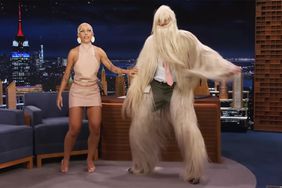 Doja Cat Puts Jimmy in Her Infamous Hairy Coachella Outfit and Teaches Him Her Dance Moves on The Tonight Show With Jimmy Fallon