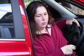 Erin Patterson arrives at her home in Leongatha, Victoria. Three people died after eating Death Cap mushrooms used in a meal she had cooked.