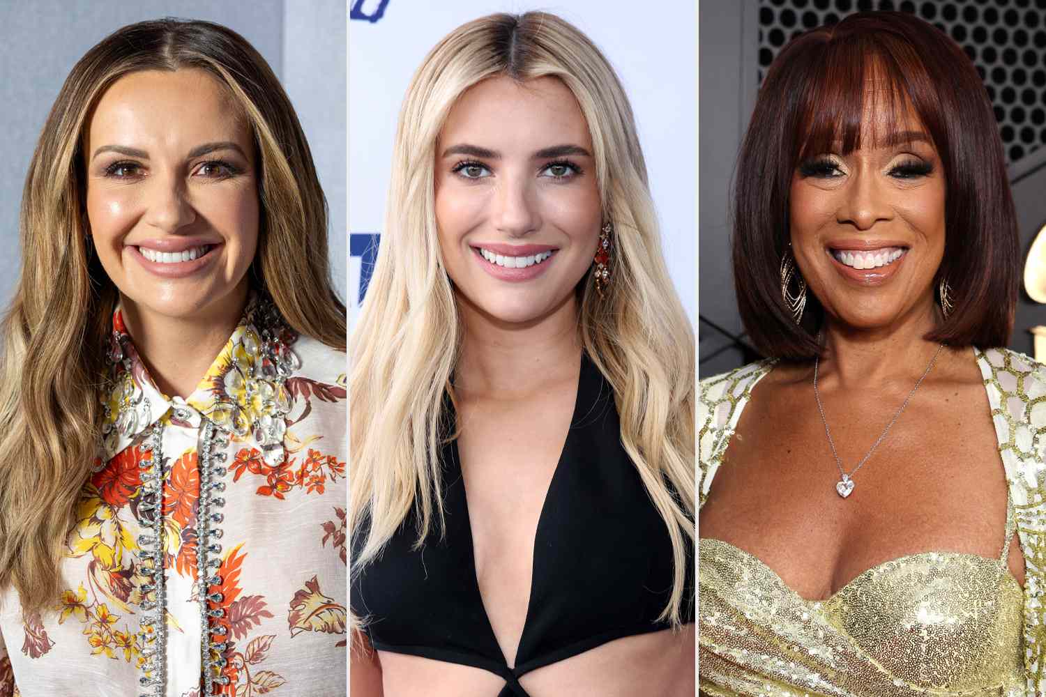 Carly Pearce, Emma Roberts and Gayle King