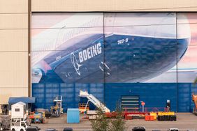 The Boeing Airplanes factory where several models of its commercial aircraft, including the 787 Dreamliner, are produced is pictured on September 30, 2020 in Everett, Washington. According to the Wall Street Journal, Boeing will consolidate its 787 Dreamliner manufacturing to its South Carolina factory. 