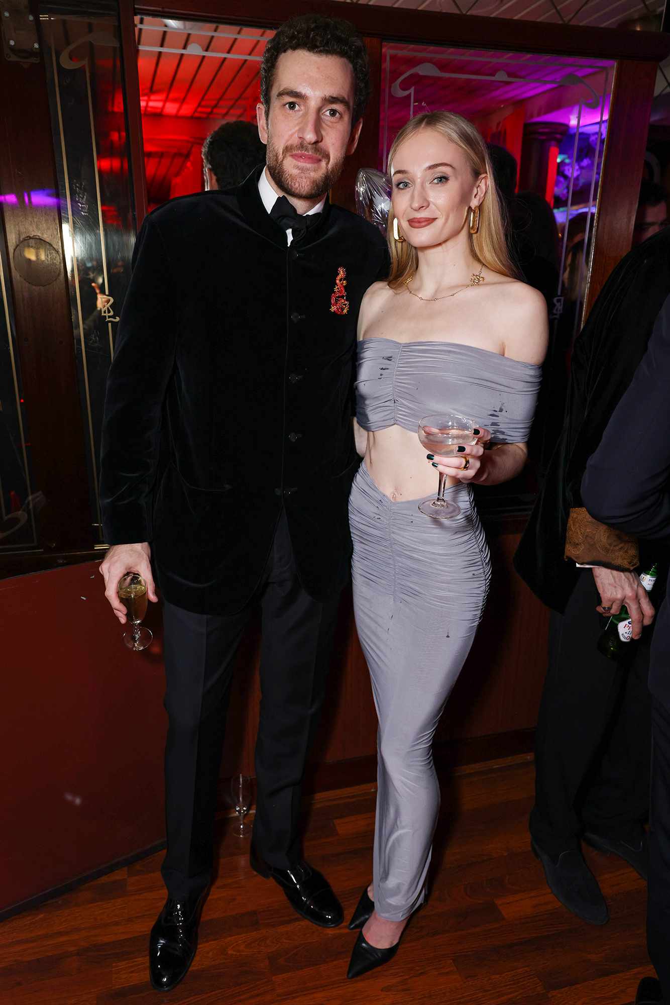Peregrine Pearson and Sophie Turner attend Stanley Zhu's Year of Dragon Celebration at Dixie Queen