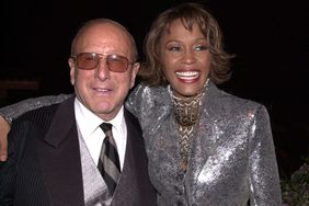 Clive Davis & Whitney Houston at the Private House in Los Angeles, California