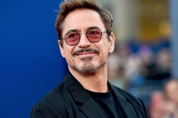 Robert Downey Jr. attends the premiere of Columbia Pictures' "Spider-Man: Homecoming" at TCL Chinese Theatre on June 28, 2017 in Hollywood, California