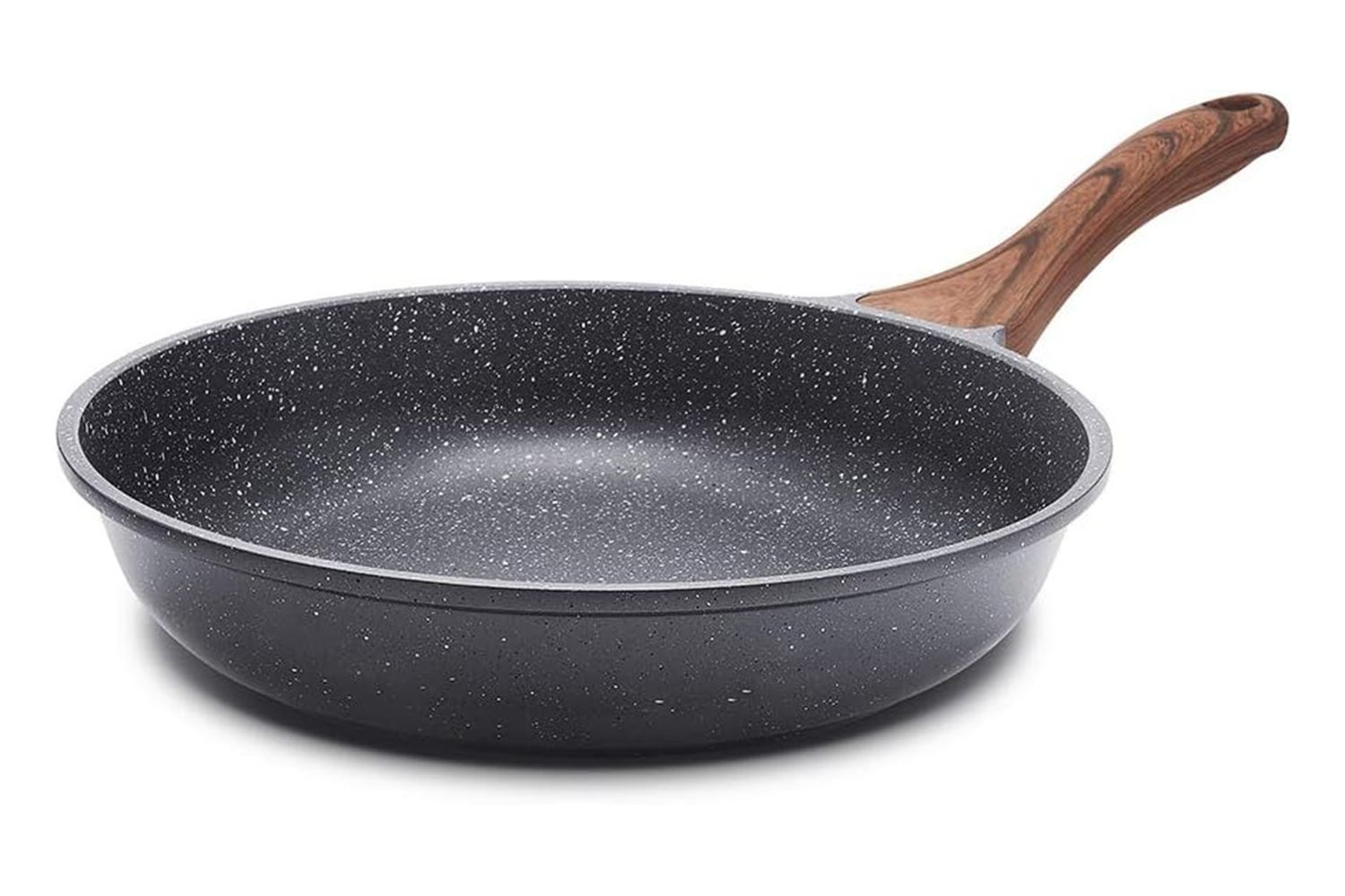 SENSARTE Nonstick Frying Pan Skillet, Swiss Granite Coating Omelette Pan, Healthy Stone Cookware Chef's Pan, PFOA Free (8/9.5/10/11/12.5 Inch) (9.5 Inch)