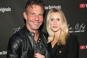 Dennis Quaid and Laura Savoie attend CASH FEST In Celebration Of YouTube Originals Documentary “THE GIFT: THE JOURNEY OF JOHNNY CASH” at War Memorial Auditorium on November 10, 2019 in Nashville, Tennessee
