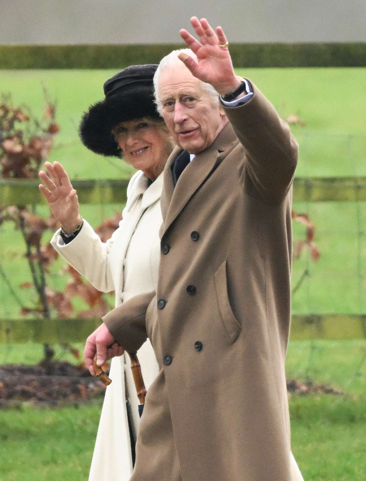 King Charles Queen Camilla Sandringham 02 11 24