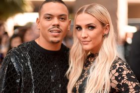 Evan Ross (L) and recording artist Ashlee Simpson attend the 2018 Billboard Music Awards at MGM Grand Garden Arena on May 20, 2018 in Las Vegas, Nevada