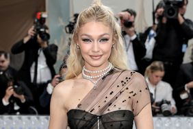 Gigi Hadid attends The 2023 Met Gala Celebrating "Karl Lagerfeld: A Line Of Beauty" at The Metropolitan Museum of Art on May 01, 2023 in New York City.