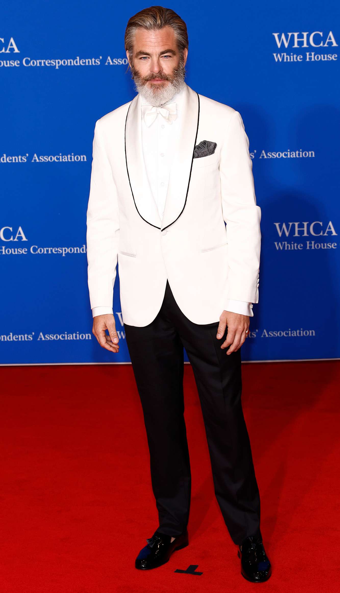 Chris Pine attends the 2024 White House Correspondents' Dinner at The Washington Hilton 