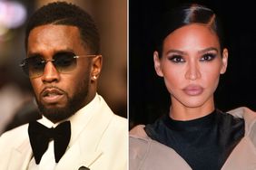 Sean "Diddy" Combs attends Black Tie Affair For Quality Control's CEO Pierre "Pee" Thomas on June 02, 2021 in Atlanta, Georgia. ; Cassie attends the Laquan Smith fashion show during September 2022 New York Fashion Week on September 12, 2022. 