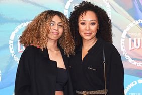 Phoenix Brown and Mel B attend Cirque du Soleil's "LUZIA" premiere at Royal Albert Hall on January 13, 2022 in London, England.