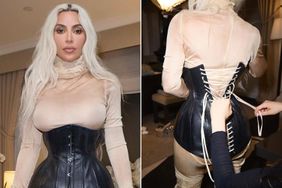 Kim Kardashian in Margiela corset