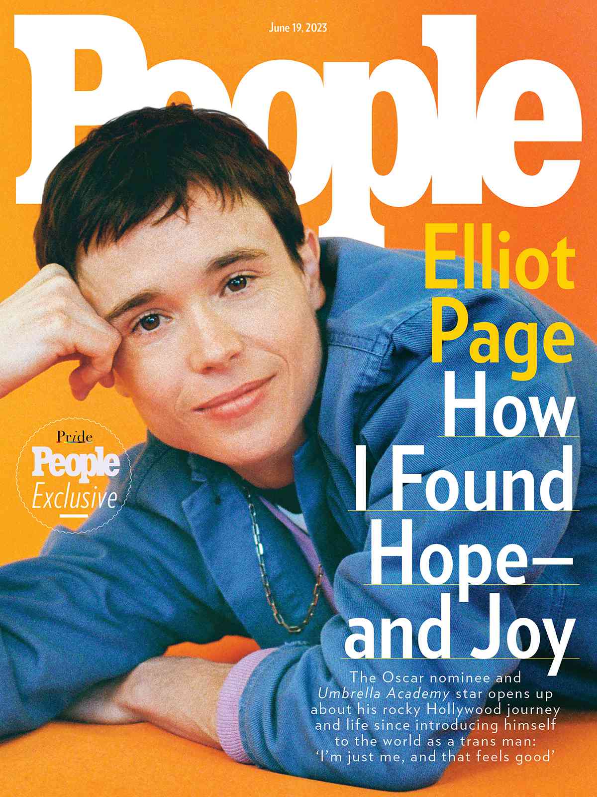Elliot Page PEOPLE Pride COVER