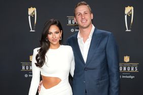 Christen Harper and Jared Goff attend the 12th Annual NFL Honors at Symphony Hall on February 09, 2023 in Phoenix, Arizona.