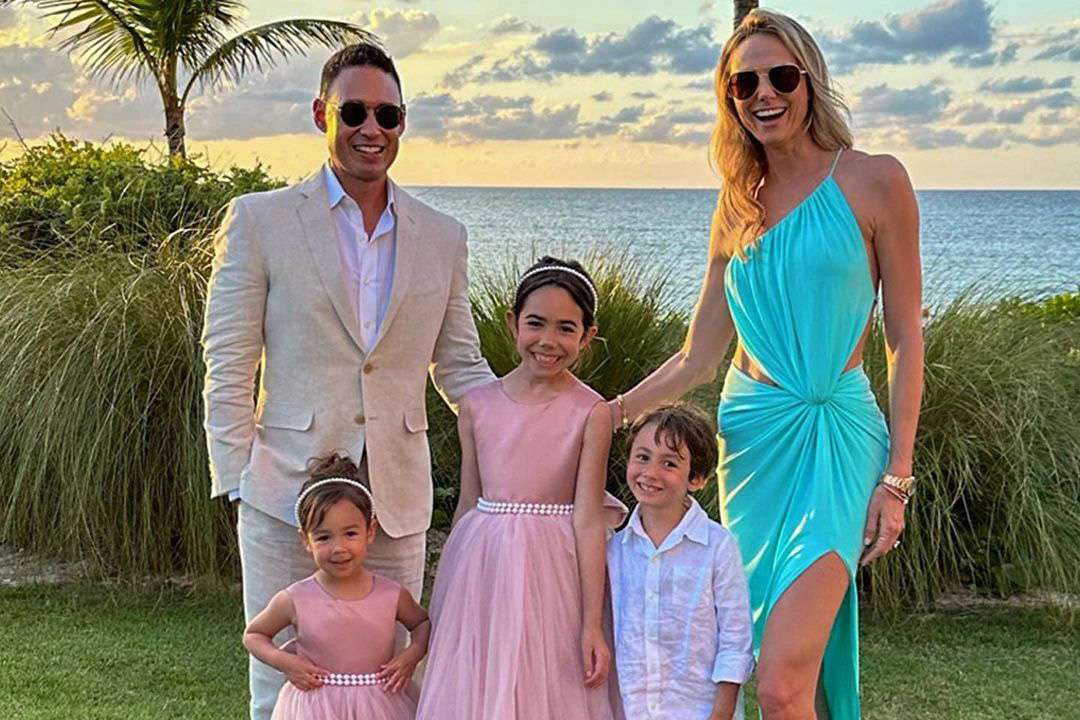 Stacy Keibler Shares Rare Family Photo as Daughter Dress Up as Flower Girls in Friend's Wedding