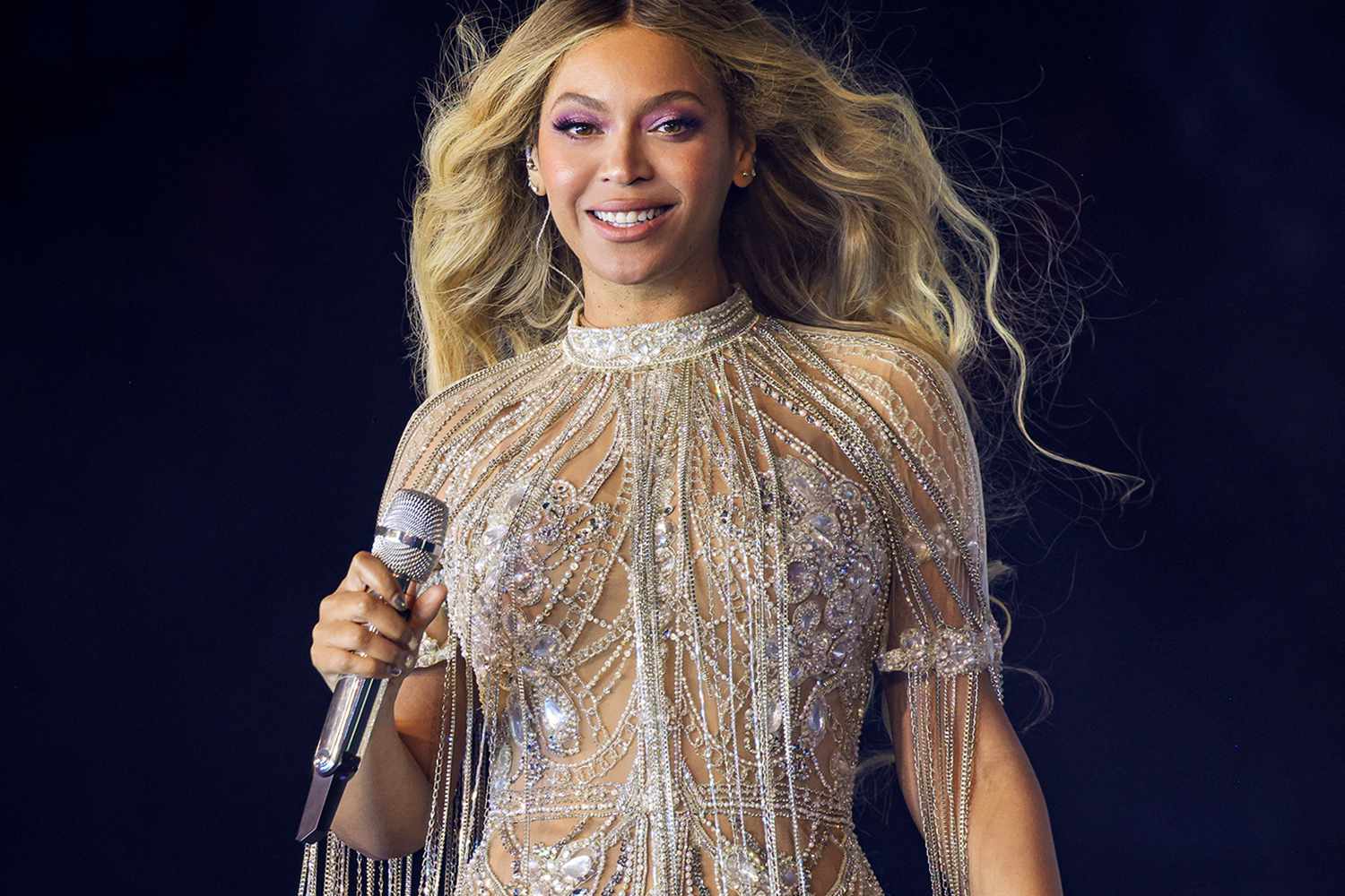 Beyonce performs onstage during the RENAISSANCE WORLD TOUR at PGE Narodowy on June 27, 2023 in Warsaw, Poland.