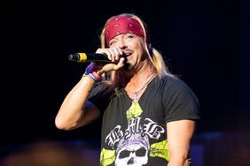 Mandatory Credit: Photo by Rob Grabowski/Invision/AP/Shutterstock (12649976l) Bret Michaels performs during Bret Michaels' Christmas Party, in St. Charles, Ill Bret Michaels Christmas Party, St. Charles, United States - 17 Dec 2021