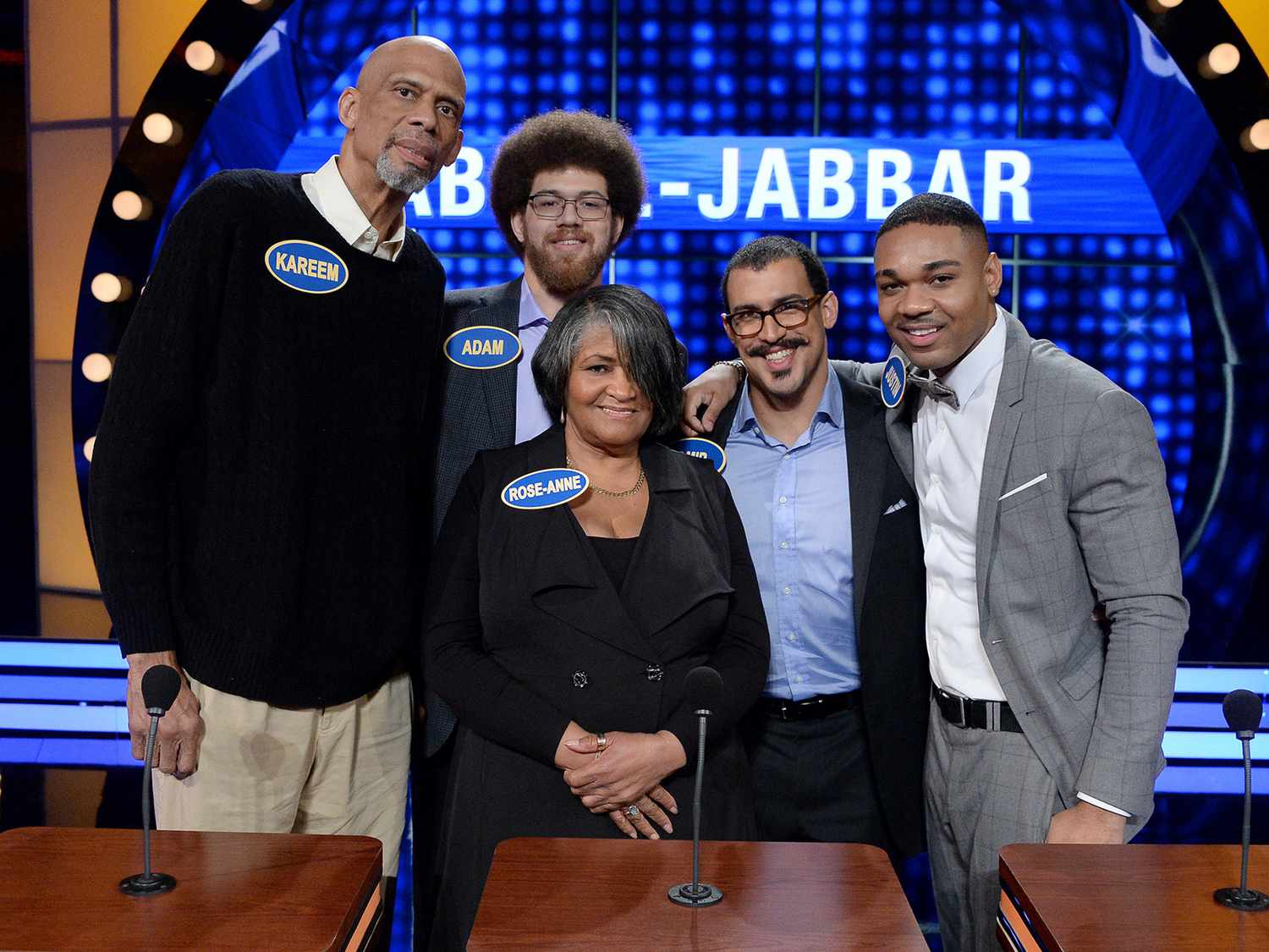 Kareem Abdul-Jabbar's Family on Celebrity Family Feud