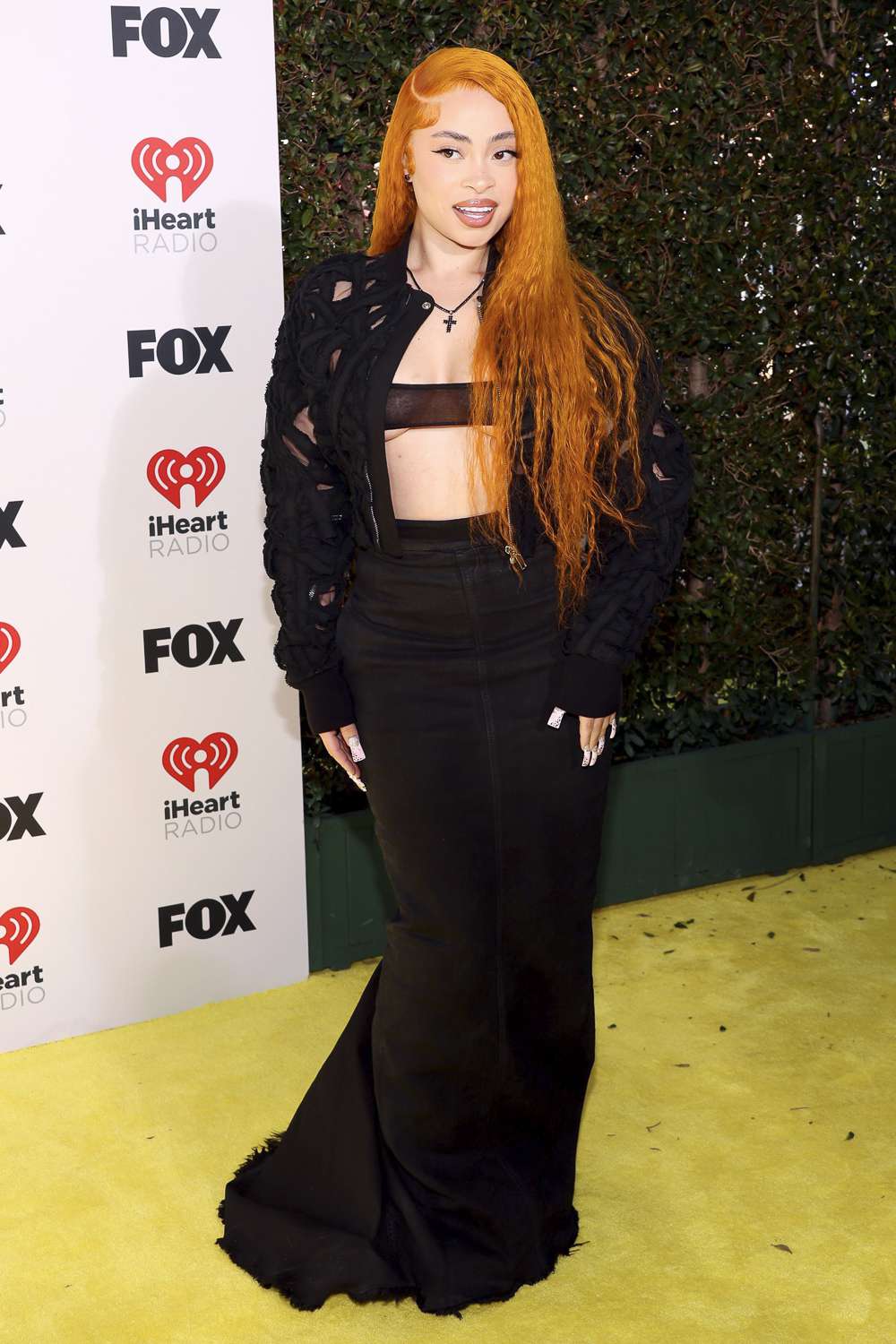 Ice Spice attends the 2024 iHeartRadio Music Awards at Dolby Theatre in Los Angeles, California on April 01, 2024.