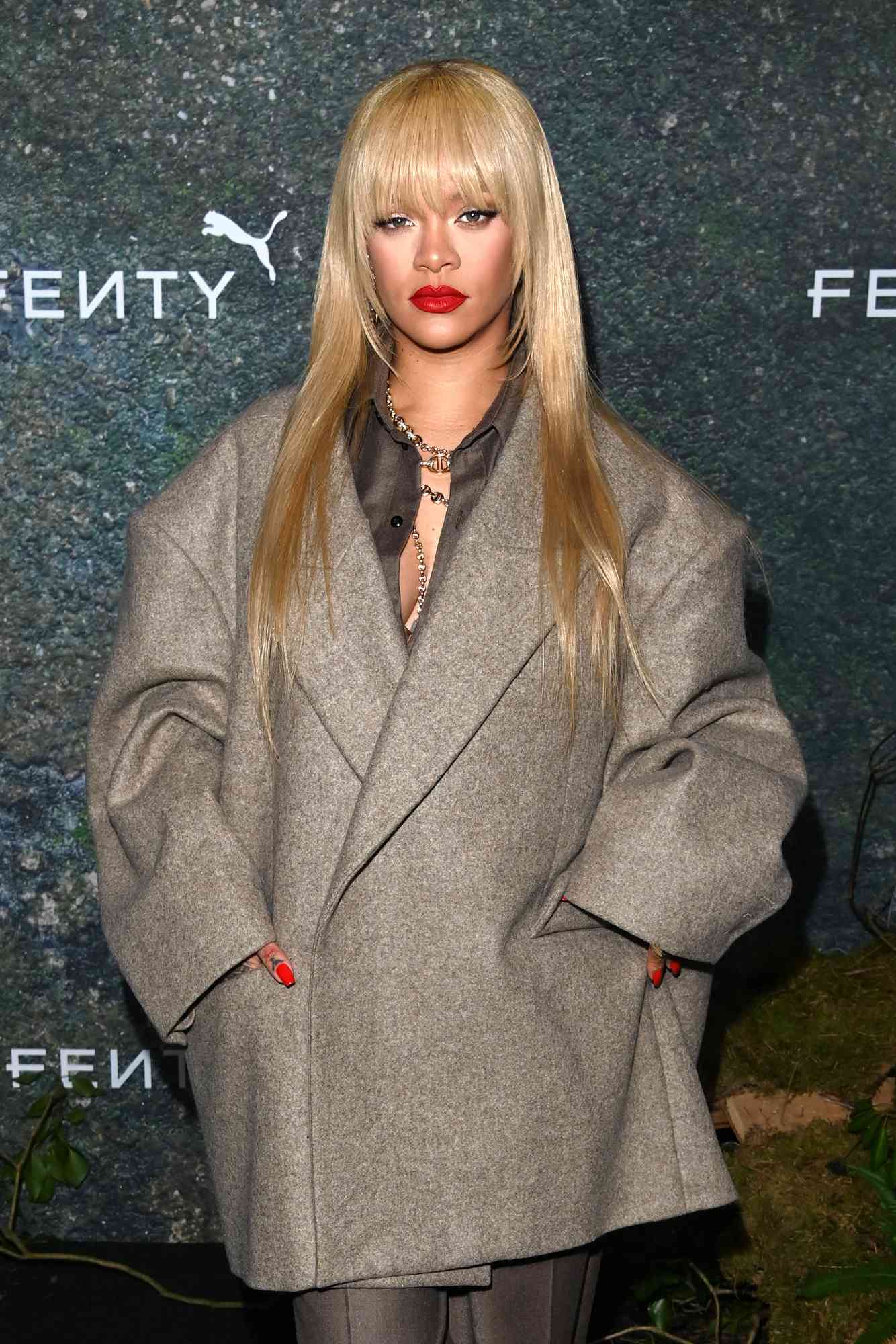 Rihanna attends the FENTY x PUMA Creeper Phatty Earth Tone Launch