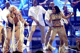Tionne "T-Boz" Watkins and Rozonda "Chilli" Thomas of TLC perform onstage during the 2024 iHeartRadio Music Awards at Dolby Theatre in Los Angeles, California on April 01, 2024. 