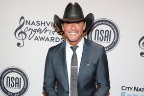 Tim McGraw attends the NSAI 2023 Nashville Songwriter Awards at Ryman Auditorium on September 26, 2023 in Nashville, Tennessee.