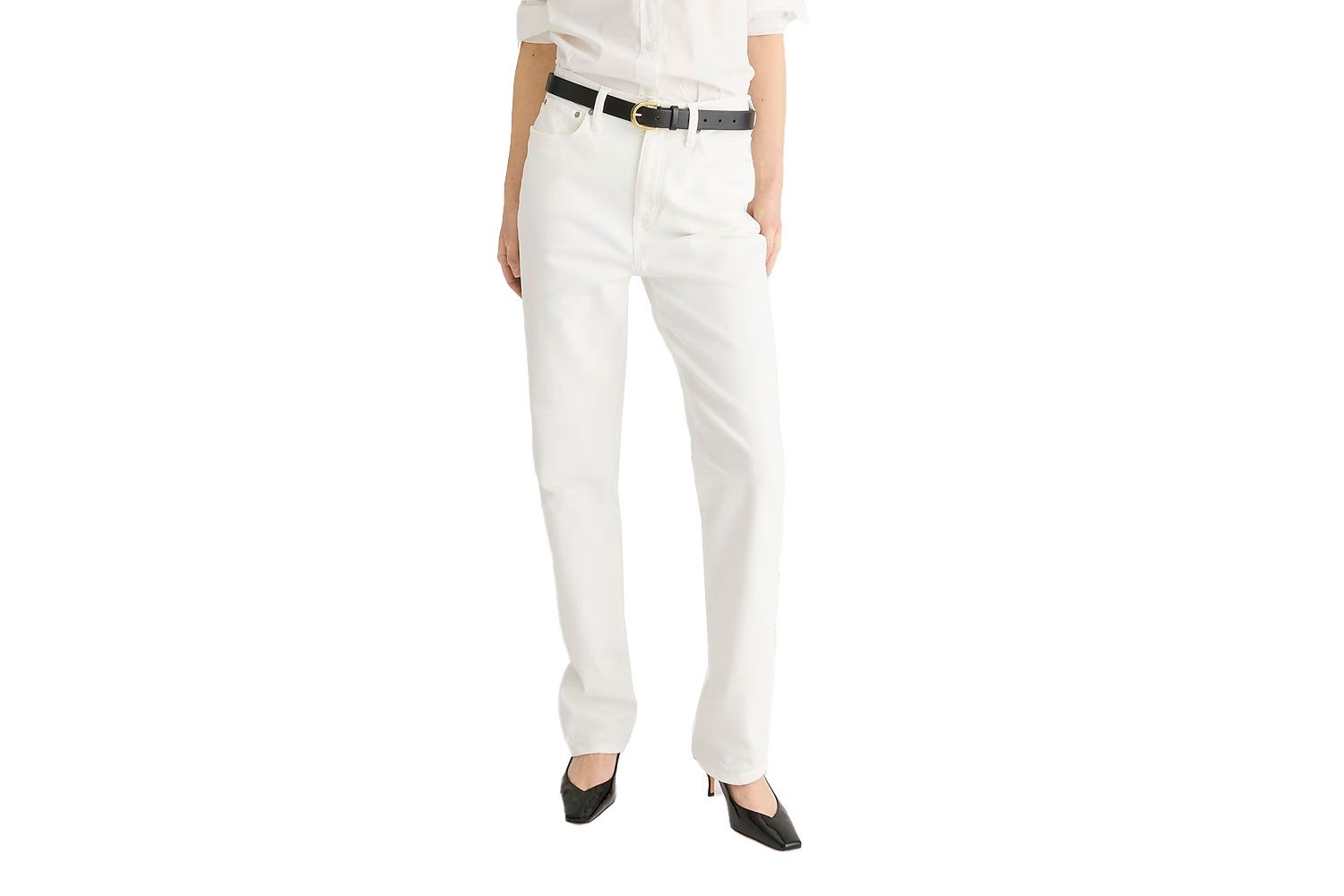 J.Crew Tall Classic Straight Jean in White