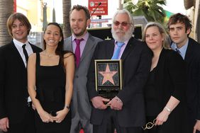 Donald Sutherland and his children attend the ceremony honoring him with a Star on The Hollywood Walk of Fame held on January 26, 2011 in Hollywood, California