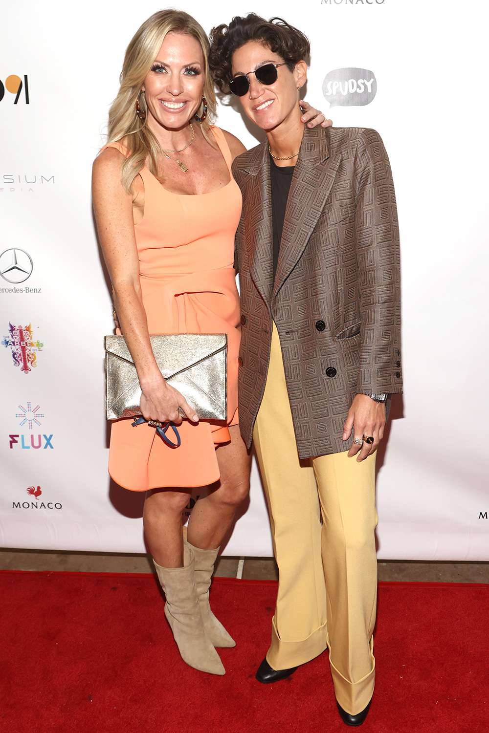 Braunwyn Windham-Burke and Jennifer Spinner attend the Serena DC Presents My Transparent Life at The Landmark Westwood on October 04, 2022 in Los Angeles, California.