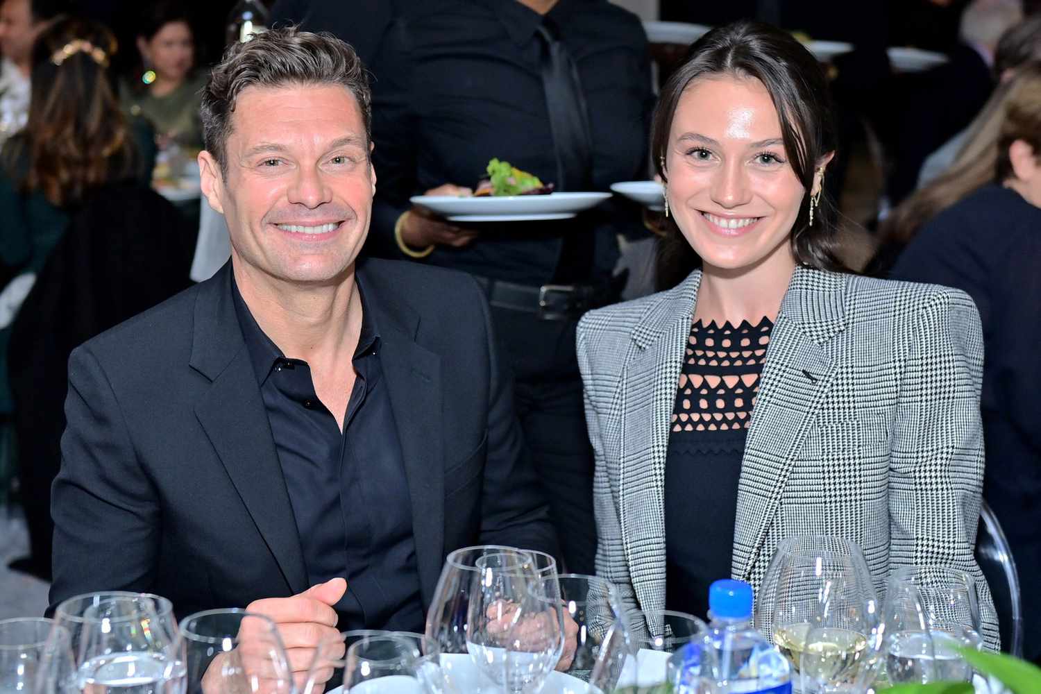 LOS ANGELES, CALIFORNIA - APRIL 23: (L-R) Ryan Seacrest and Aubrey Paige attend LACMA 2022 Collectors Committee Gala at Los Angeles County Museum of Art on April 23, 2022 in Los Angeles, California. (Photo by Stefanie Keenan/Getty Images for LACMA)