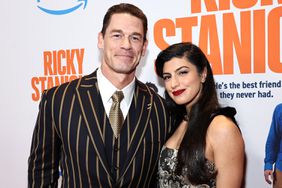 John Cena and Shay Shariatzadeh attend the "Ricky Stanicky" New York Premiere at Regal E-Walk on March 05, 2024