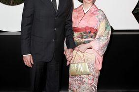 Nicholas Cage and Riko Shibata attend the 2021 GQ Men of the Year Party at the West Hollywood EDITION on November 18, 2021 in West Hollywood, California