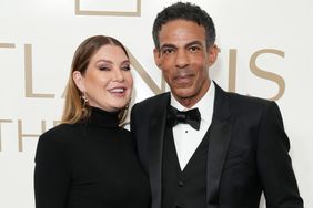 Ellen Pompeo and Chris Ivery attend the Grand Reveal Weekend for Atlantis The Royal on January 21, 2023 in Dubai, United Arab Emirates. 
