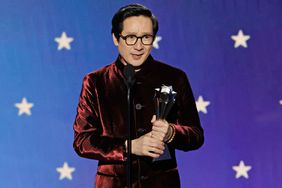 LOS ANGELES, CALIFORNIA - JANUARY 15: Ke Huy Quan accepts the Best Supporting Actor award for "Everything Everywhere All at Once" onstage during the 28th Annual Critics Choice Awards at Fairmont Century Plaza on January 15, 2023 in Los Angeles, California. (Photo by Kevin Winter/Getty Images for Critics Choice Association)