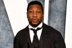 Jonathan Majors attends the 2023 Vanity Fair Oscar Party Hosted By Radhika Jones at Wallis Annenberg Center for the Performing Arts on March 12, 2023