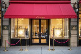 Cartier store main entrance on Fifth Avenue in Midtown.