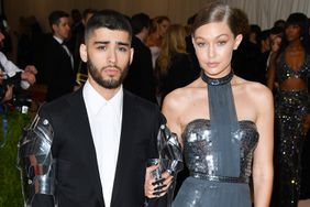 Zayn Malik and Gigi Hadid attend the 'Manus x Machina: Fashion in an Age of Technology' Costume Institute Gala at the Metropolitan Museum of Art on May 2, 2016 in New York City.