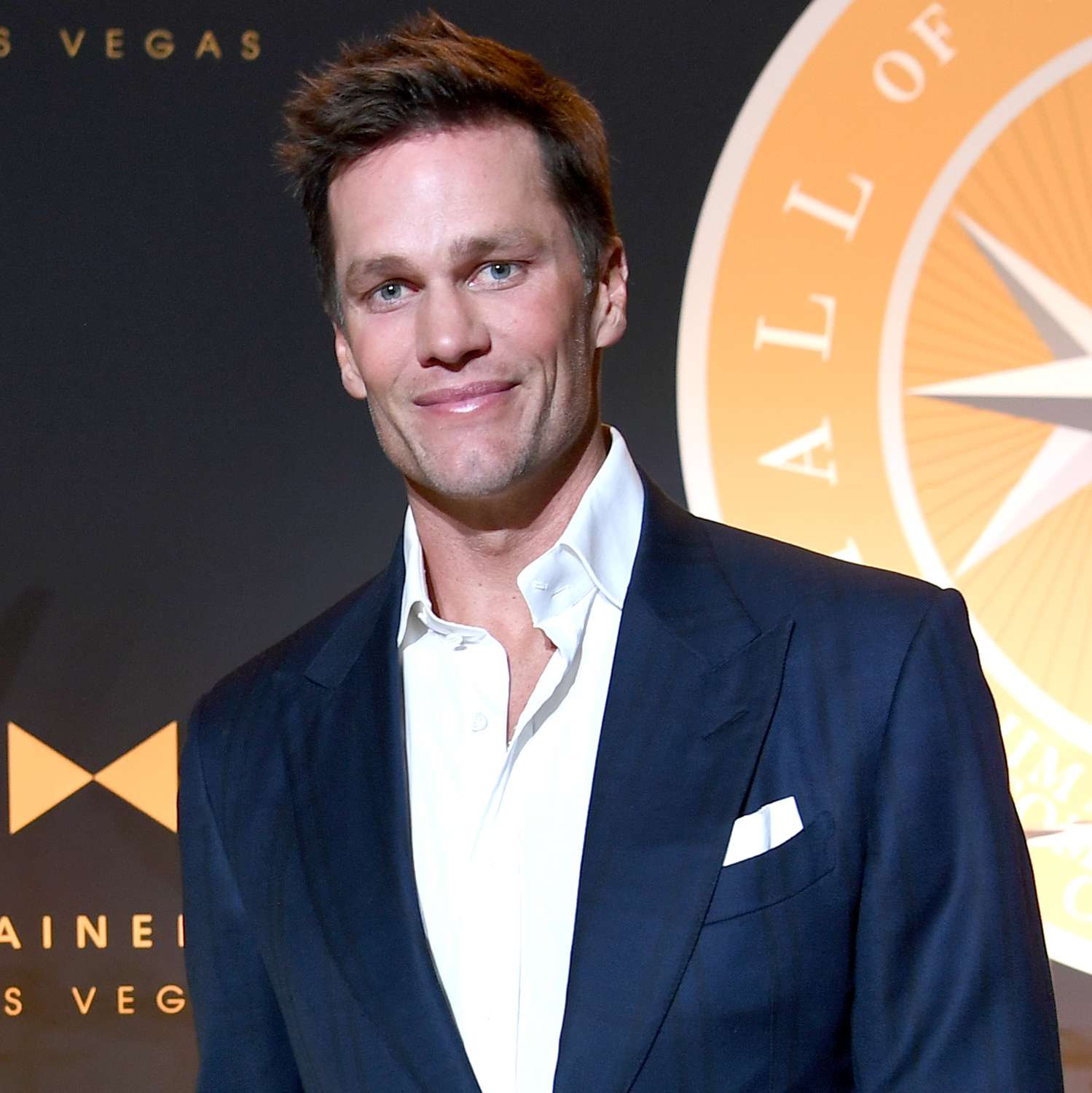 Tom Brady attends Jim and Frann Gray in Partnership with Tom Brady and The Tom Brady Family Collection Bring Hall of Excellence to Fontainebleau Las Vegas at Fontainebleau Las Vegas on February 09, 2024 in Las Vegas, Nevada.